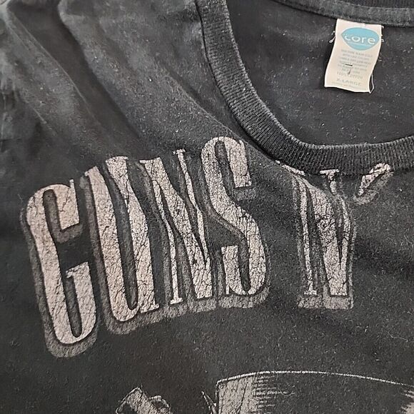 The Core T-Shirt Unisex XL Black Cotton Guns N Roses 2006 Y2K Graphic Sportswear - Picture 7 of 13